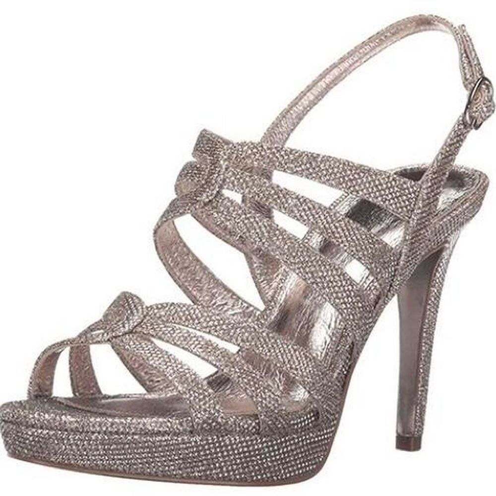 NIB Adrianna Papell Adrianna Papell ANITA Platinum Heels Size 7.5 Retail: $99